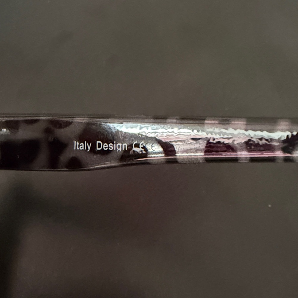 Leopard/black Iridescent Crystal-Trim Cat Eye Women’s Sunglasses - Picture 4 of 5